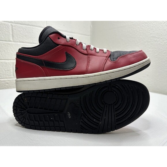 Men\'s Air Jordan 1 Retro Low Gym Red Size 13 Gym Red/White/Black 553558-602 main image 4